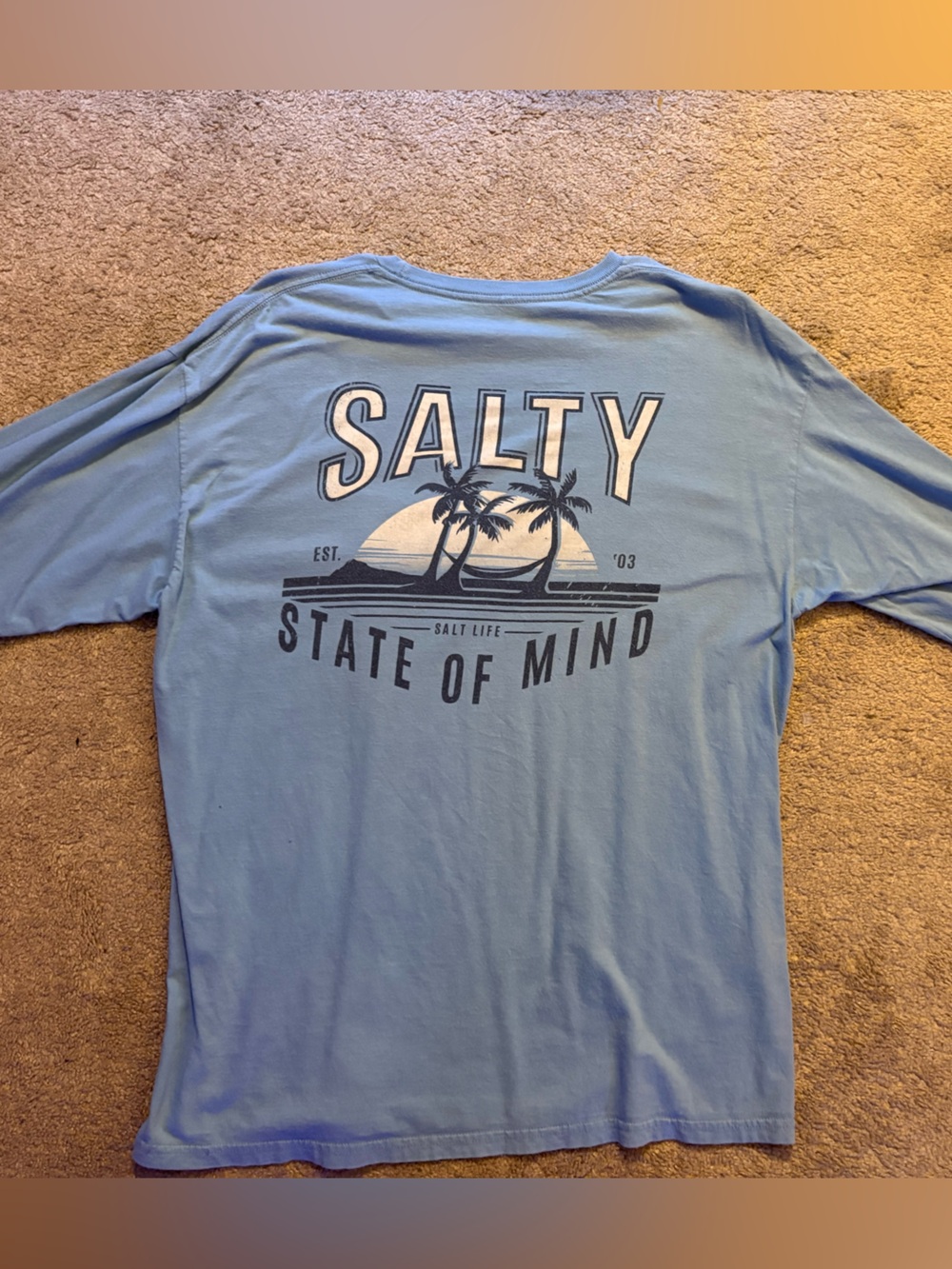 Salt Life Light Blue Long Sleeve Tee